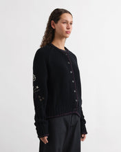 Load image into Gallery viewer, YMC Lotus Cardigan Black
