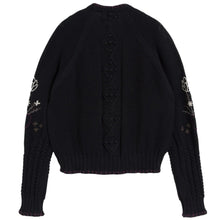 Load image into Gallery viewer, YMC Lotus Cardigan Black
