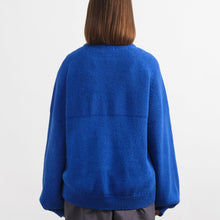 Load image into Gallery viewer, YMC Bellow Knit Jumper Blue
