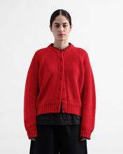 Load image into Gallery viewer, YMC Lotus Cardigan Red

