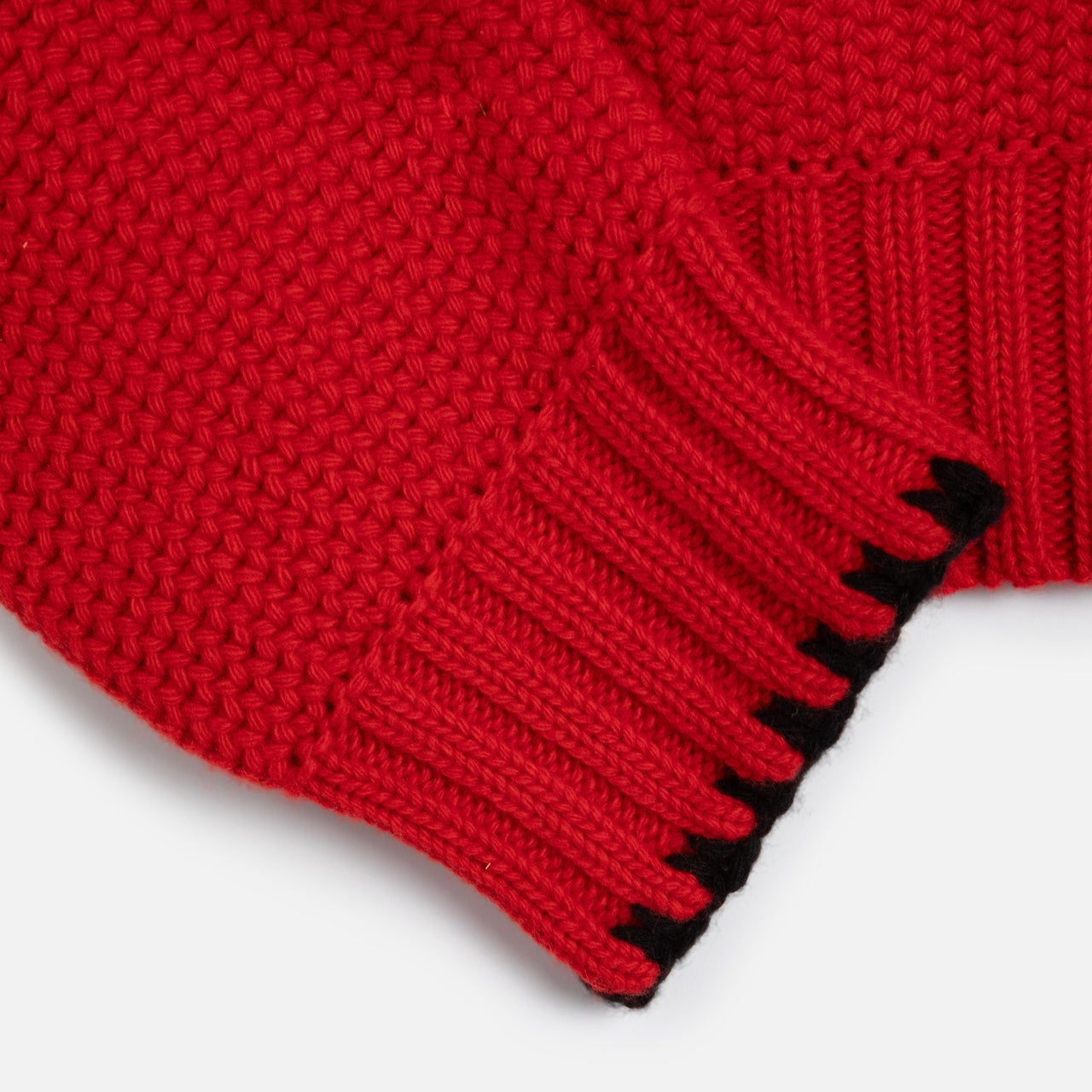 YMC Lotus Cardigan Red