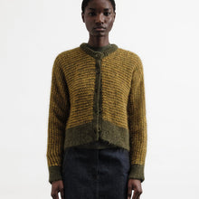 Load image into Gallery viewer, YMC Disorder Cardigan Yellow / Green
