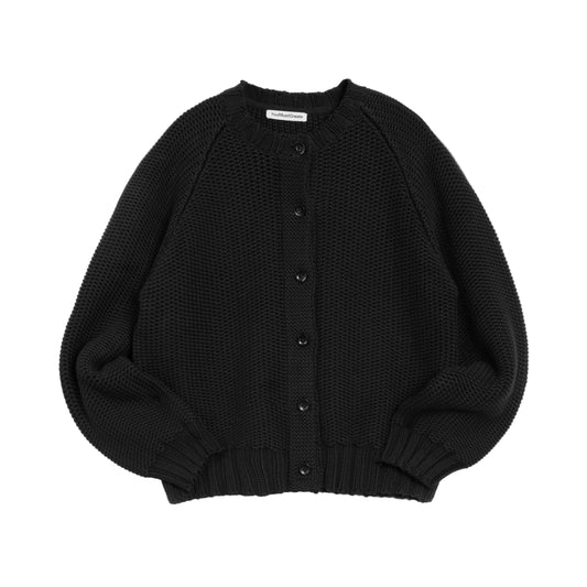 YMC Atomic Cotton Cardigan Black