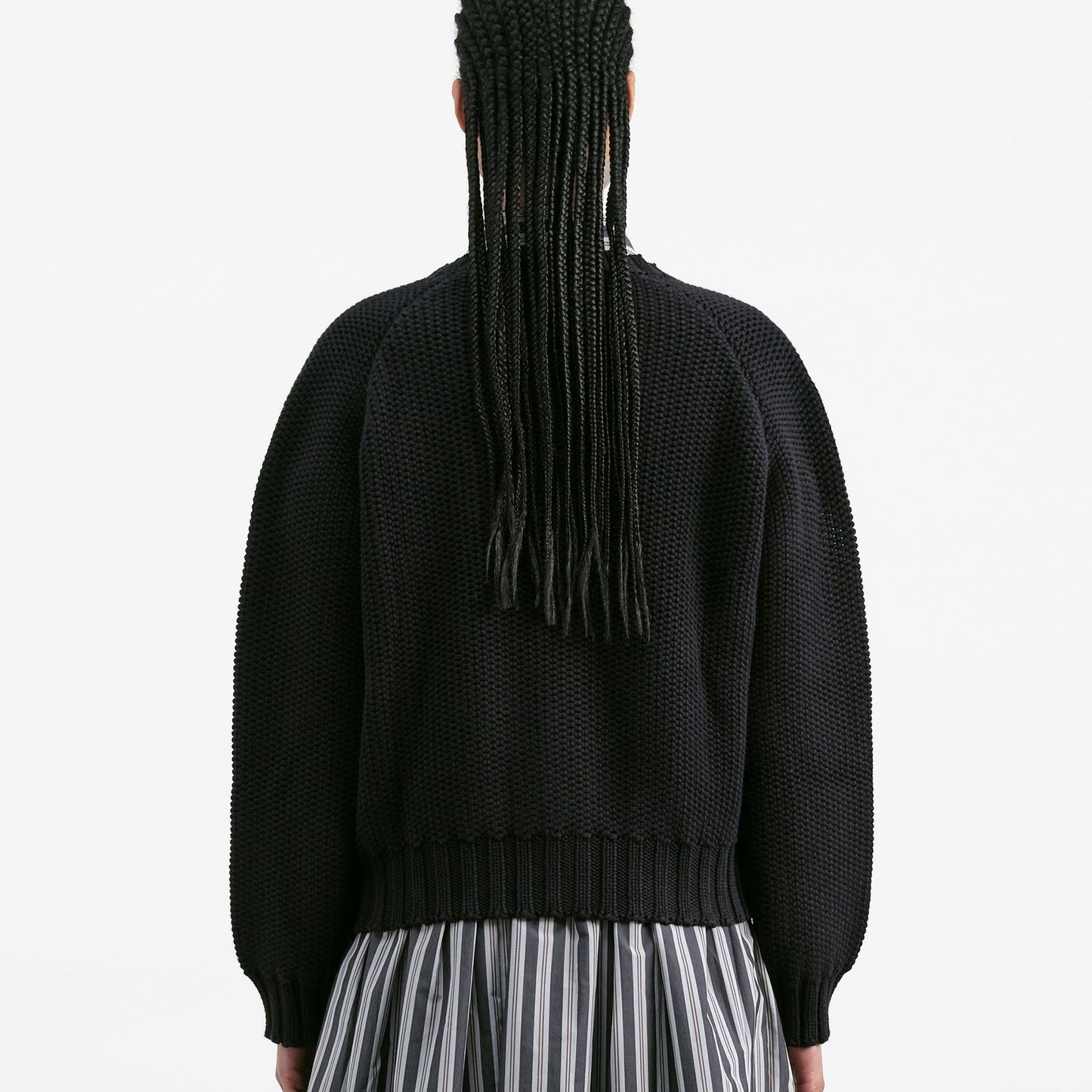 YMC Atomic Cotton Cardigan Black