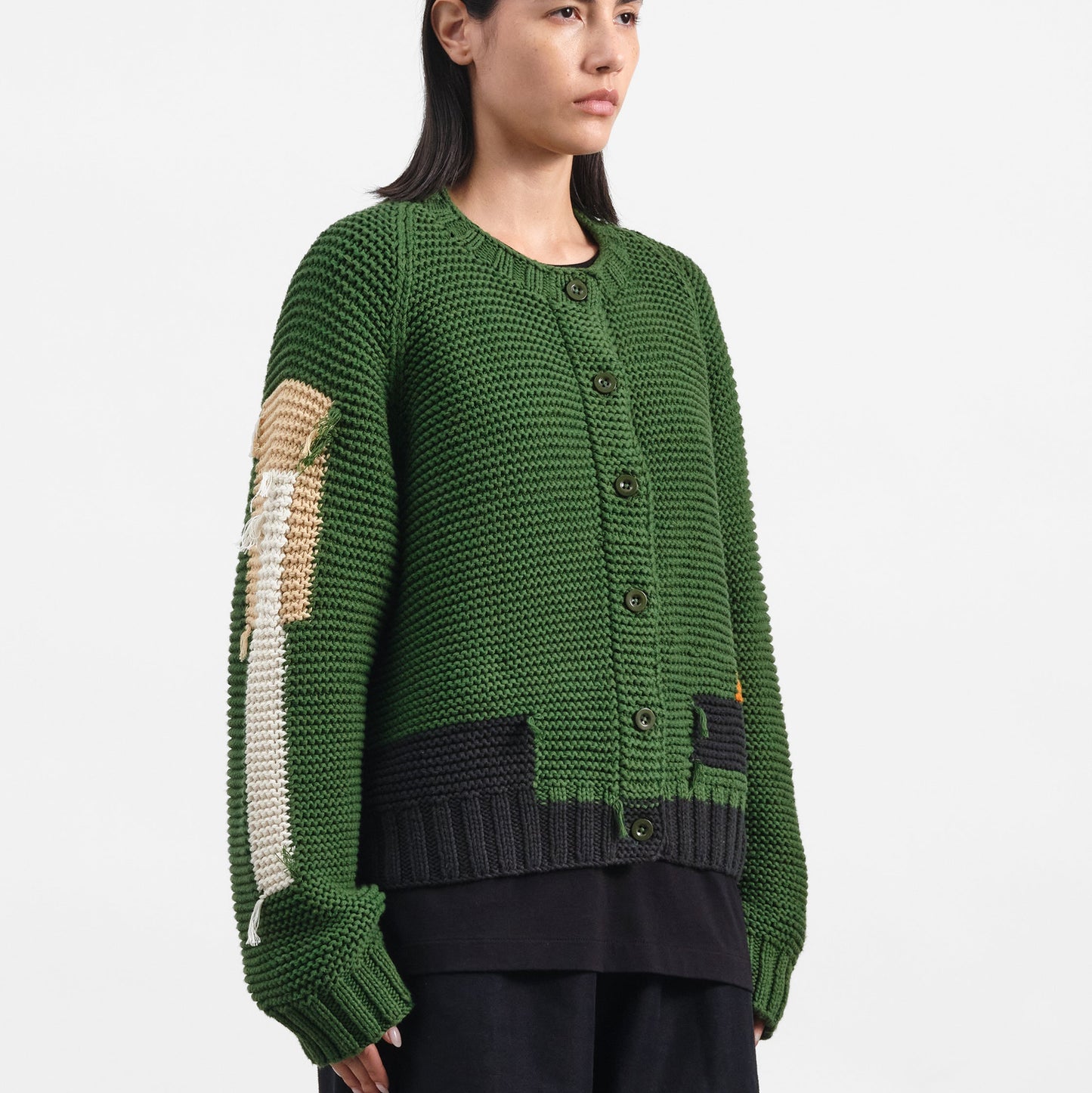 YMC Atomic Cardigan Green