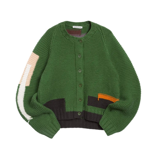 YMC Atomic Cardigan Green