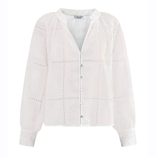 Rails Francine Top Ivory Handkerchief