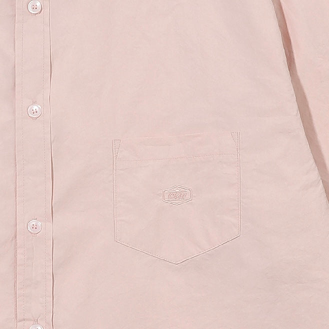 Kappy Design Relaxed Cotton Shirt Light Pink