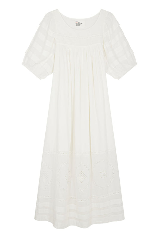 Leon & Harper Rosaly Lace Dress White
