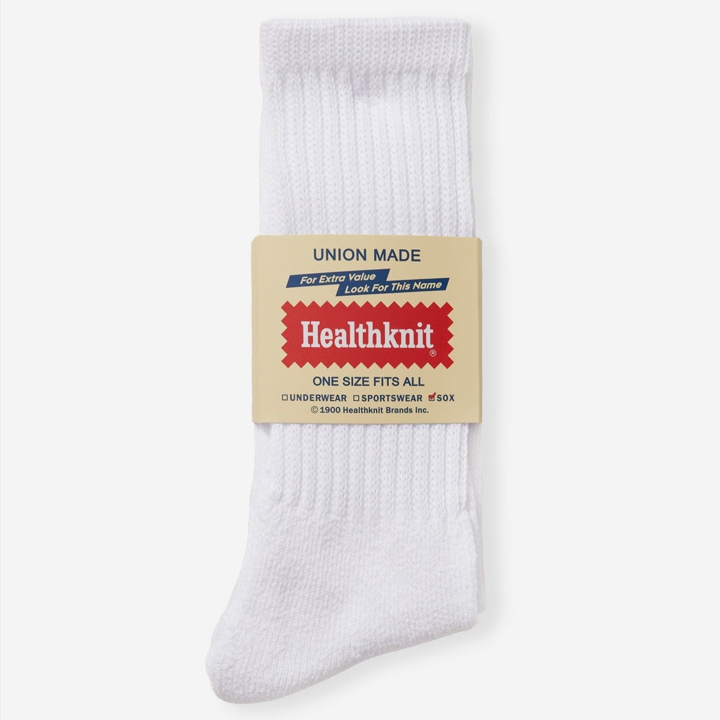 Healthknit Socks 3 Pack White