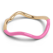 Load image into Gallery viewer, Enamel Copenhagen Sway Ring Pink
