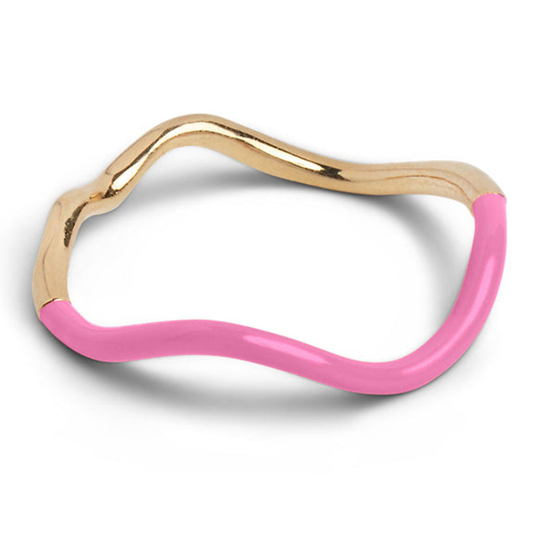 Enamel Copenhagen Sway Ring Pink