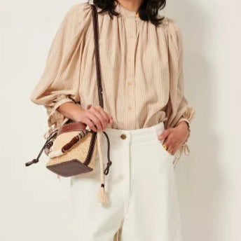 Sessun Dali Blouse Chai Latte