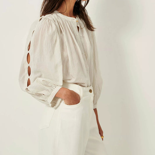 Sessun Lucy H Blouse Whiblack