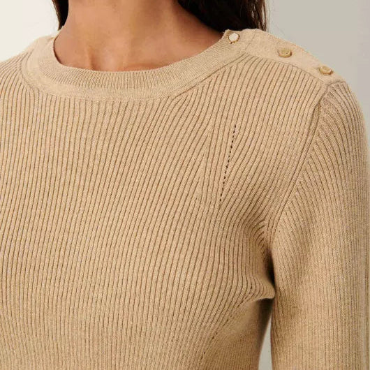 Sessun Malaparte Jumper Chai Latte