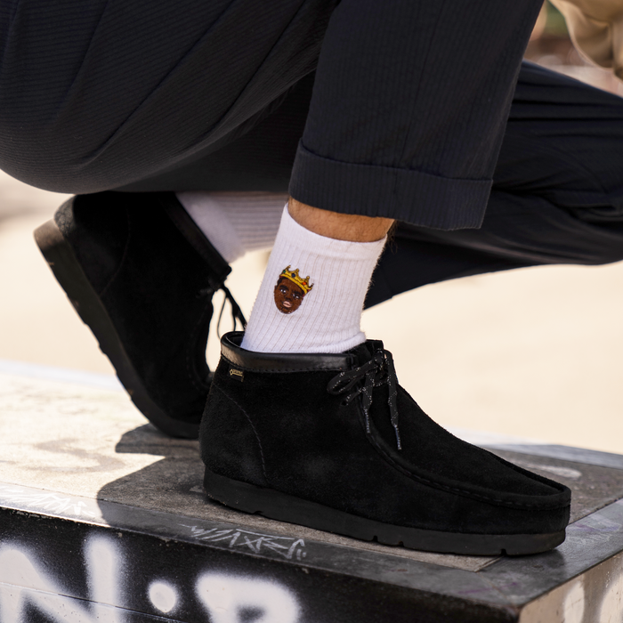 Supa Dupa Biggie Socks White