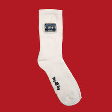 Load image into Gallery viewer, Supa Dupa Boombox Socks White
