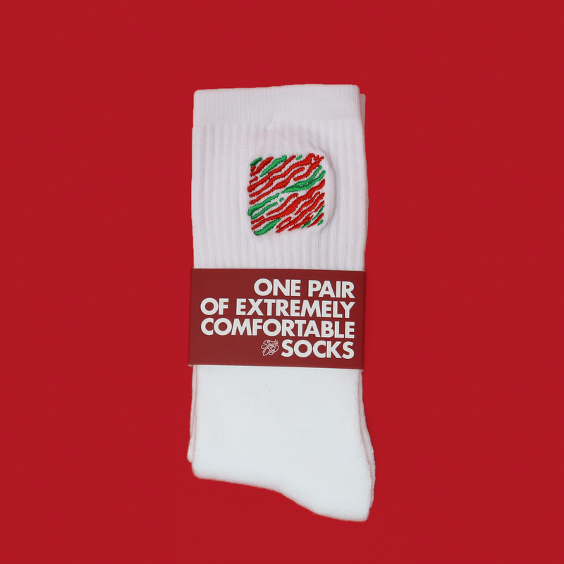 Supa Dupa Tribe Socks White