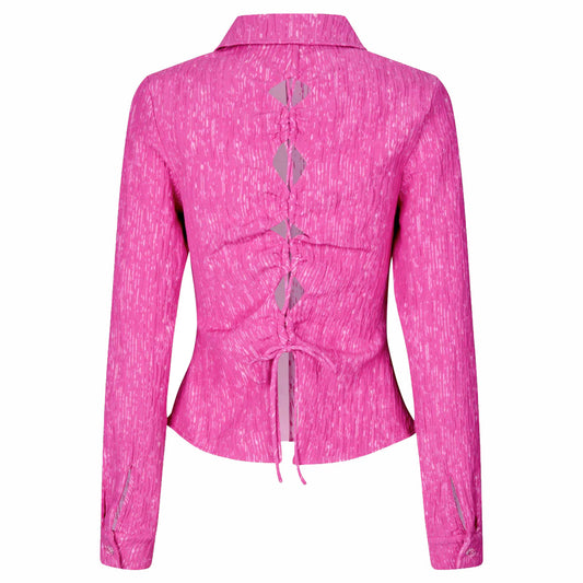 Stine Goya SGLilla Pleated Shirt Fuchsia