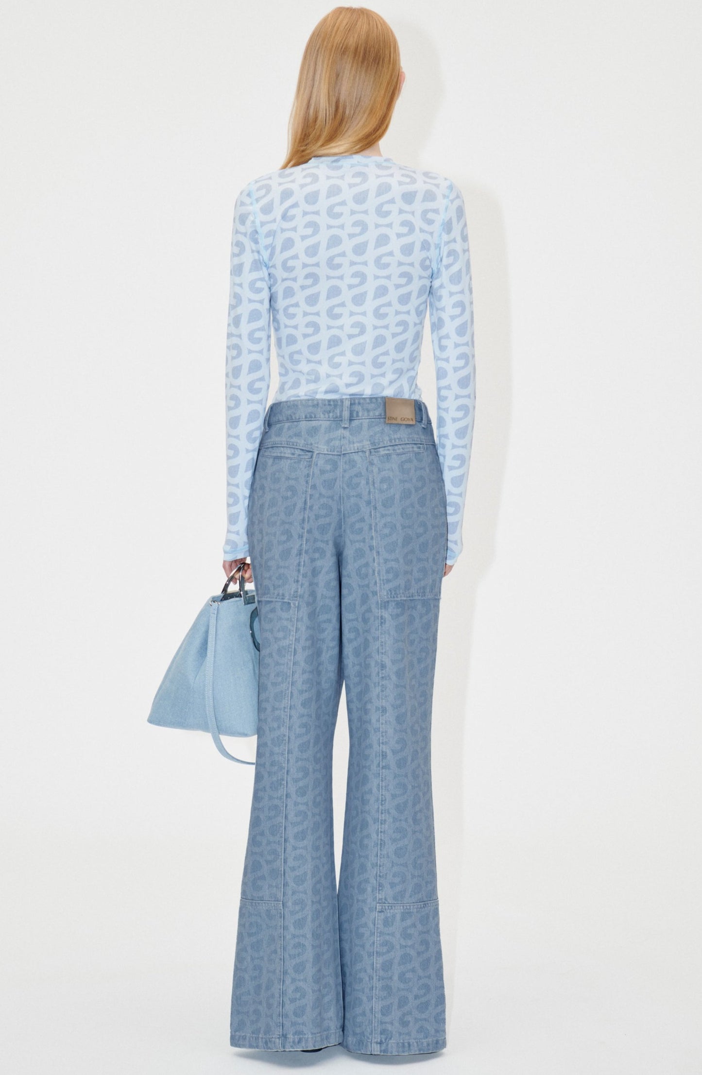 Stine Goya SGAoibhin Denim Pants SG Logo