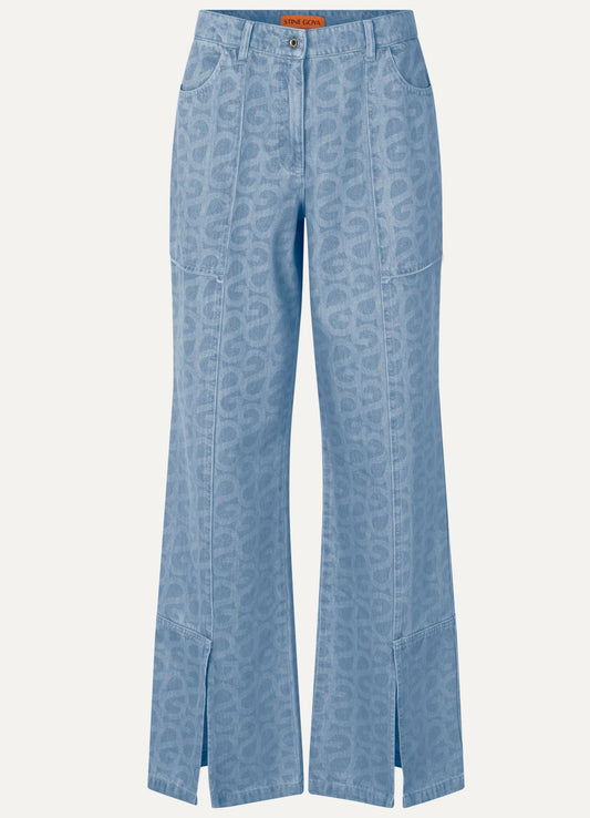 Stine Goya SGAoibhin Denim Pants SG Logo