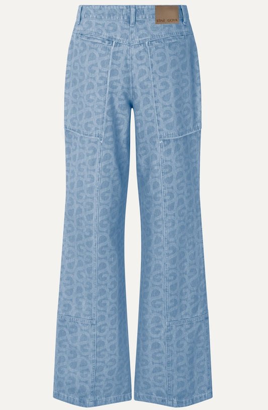 Stine Goya SGAoibhin Denim Pants SG Logo