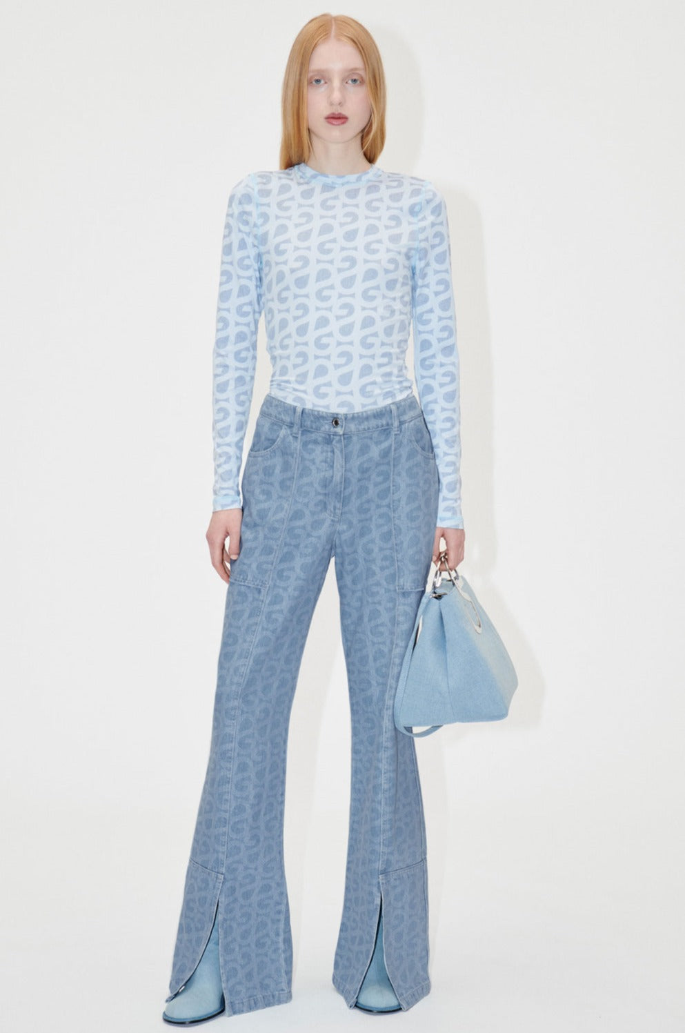 Stine Goya SGAoibhin Denim Pants SG Logo