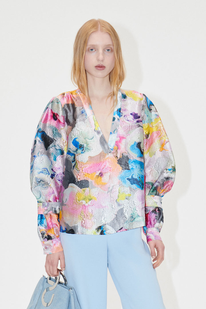 Stine Goya SGNandya Blouse Liquified Orchid
