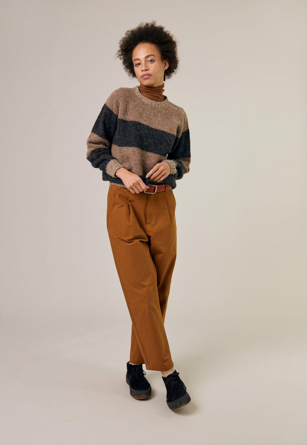 Sideline Lois Trousers Tobacco