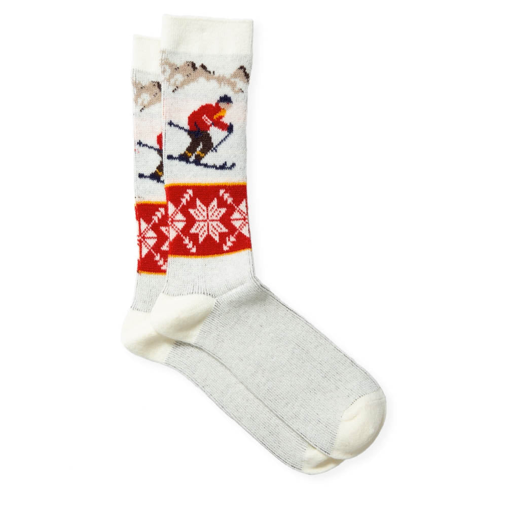 Anonymous Ism Wool Ski JQ Socks WHITE
