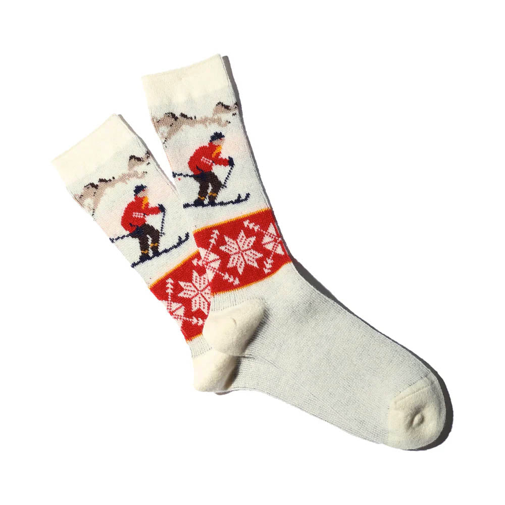Anonymous Ism Wool Ski JQ Socks WHITE