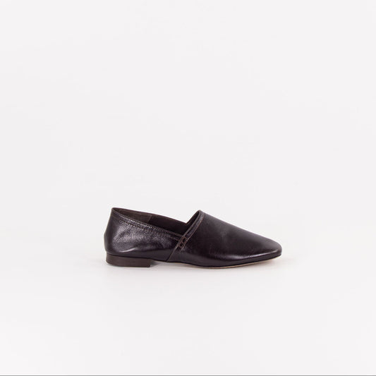 Sessun Ceza Flats Moka Leather