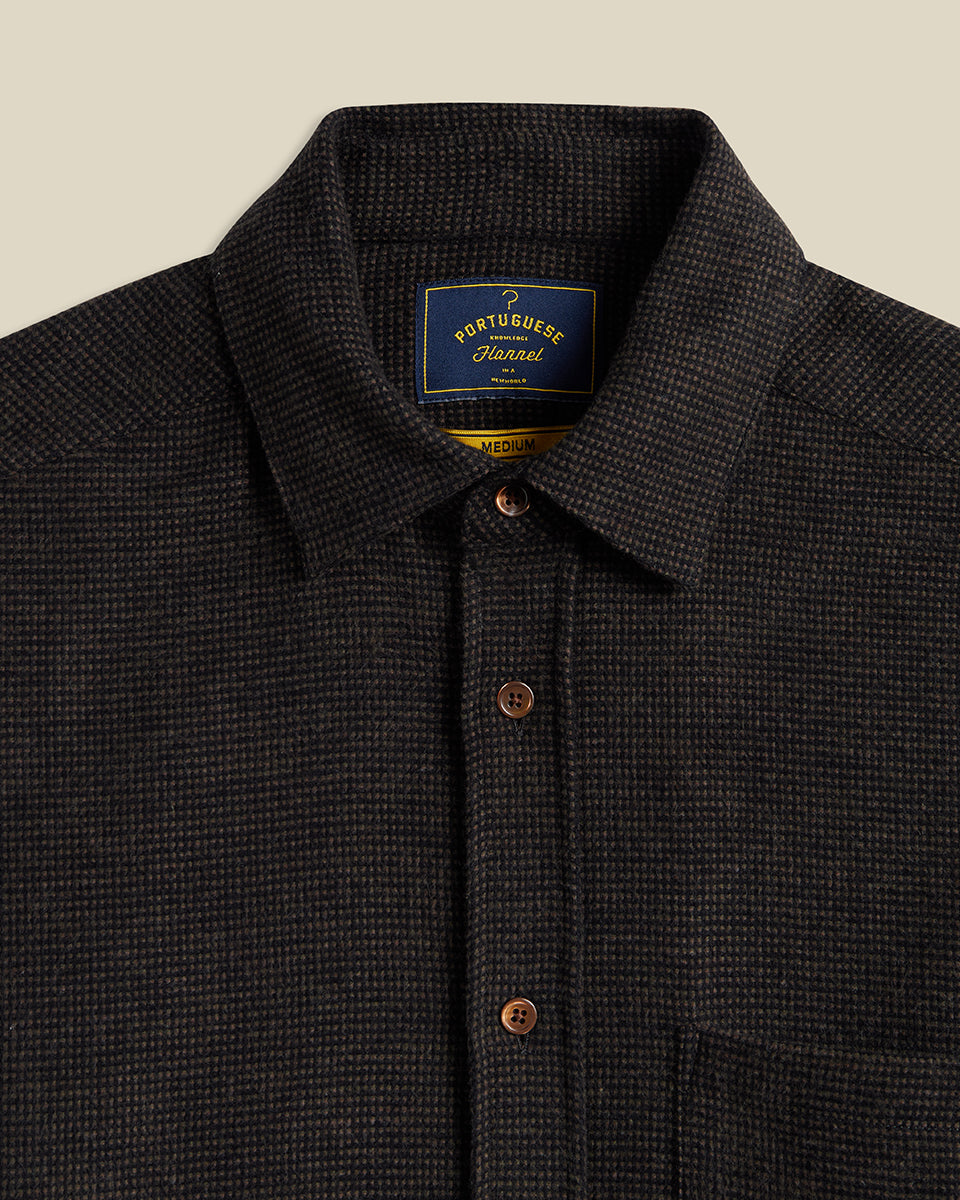 Portuguese Flannel Sounds LS Shirt Brown