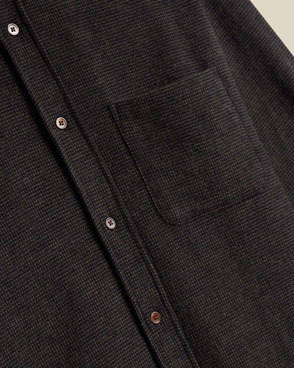 Portuguese Flannel Sounds LS Shirt Brown