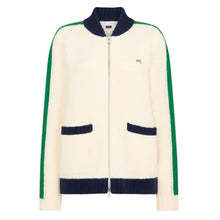 Load image into Gallery viewer, Bella Freud Bomber Jacket Cream / Green
