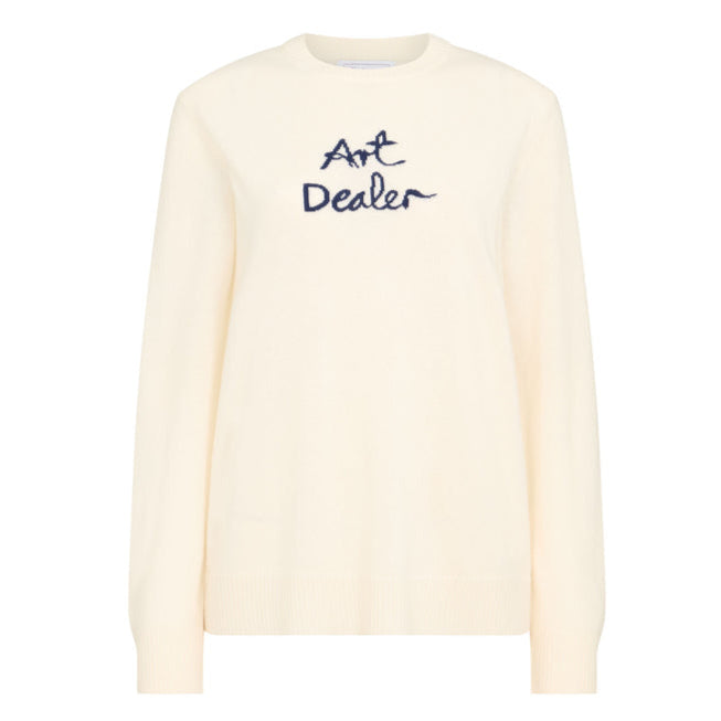 Bella Freud Art Dealer Jumper White