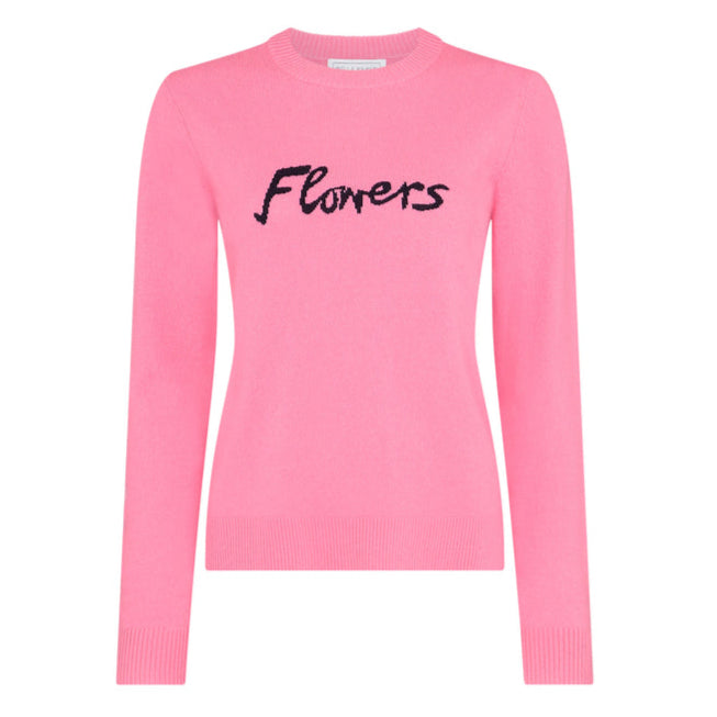 Bella Freud Flowers Jumper Pink