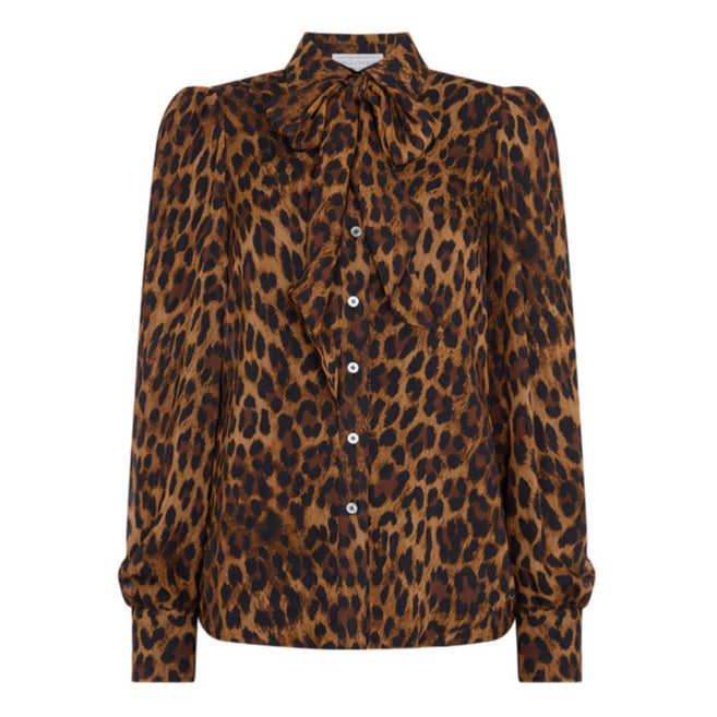 Bella Freud Mood For Love Shirt Leopard