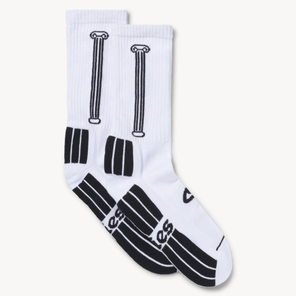Aries Column Sock White