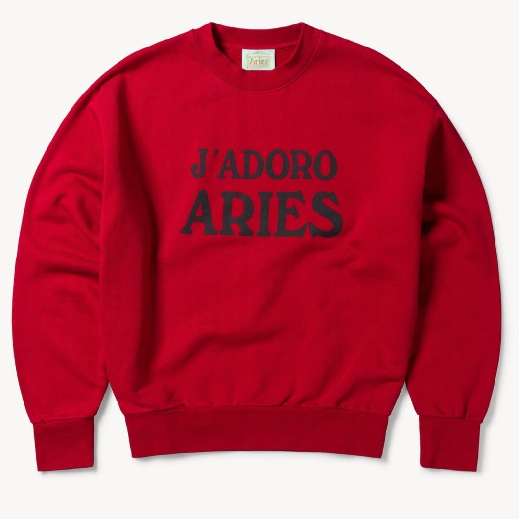 Aries J'Adoro Aries Sweat Red