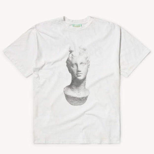 Aries Aged Statue SS Tee Off White