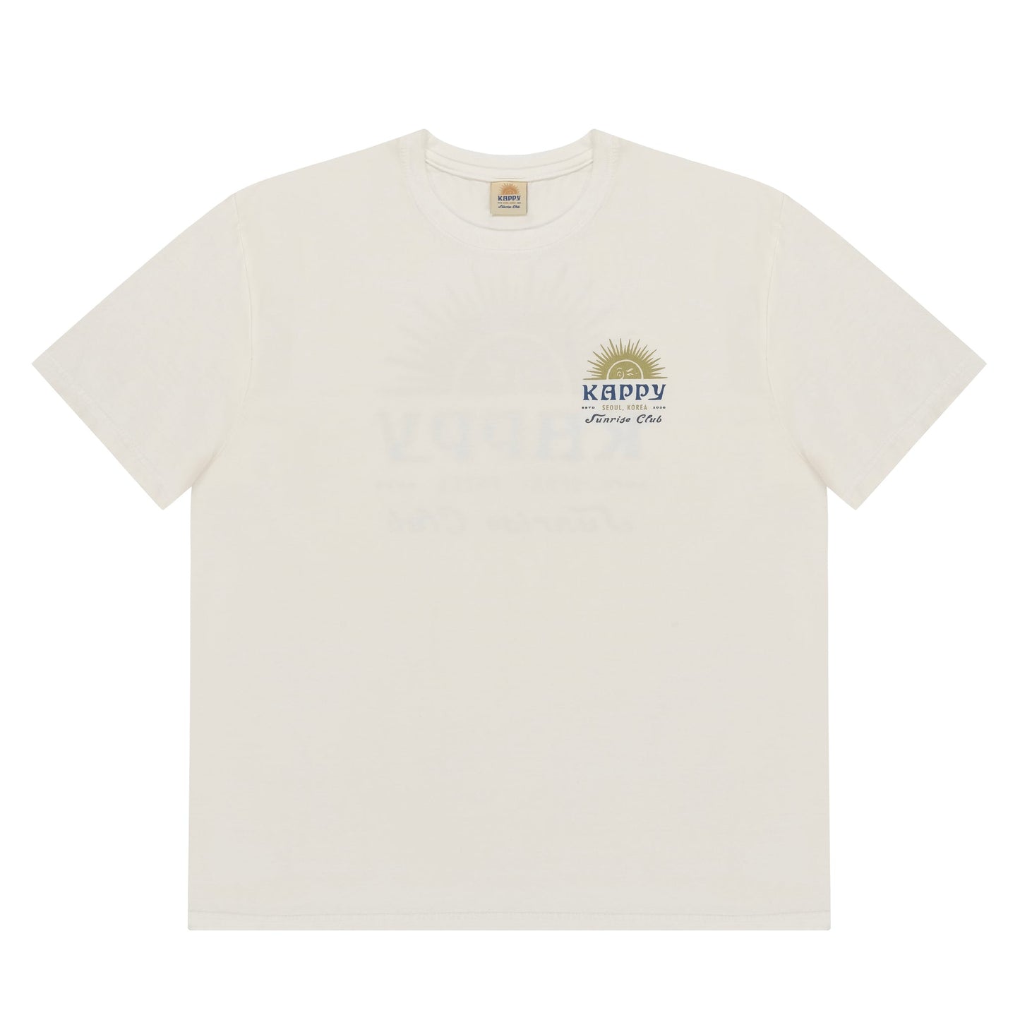Kappy Design Sunny Wink Half T-shirt White