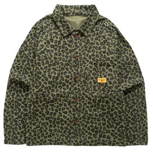 Load image into Gallery viewer, Service Works Front Of House Jacket Leopard Green
