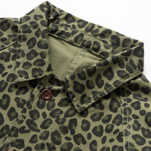 Load image into Gallery viewer, Service Works Front Of House Jacket Leopard Green
