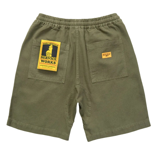 Service Works Classic Chef Shorts Olive