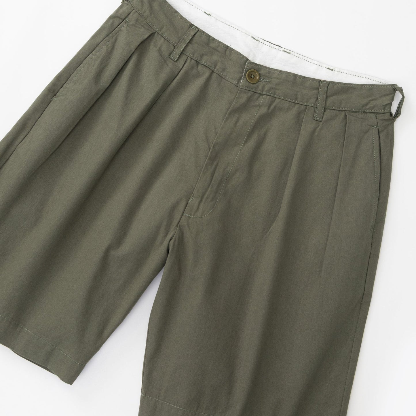 Service Works Twill Part Timer Shorts Olive