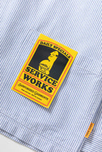 Load image into Gallery viewer, Service Works Waiter Shirt Oxford Blue Stripe
