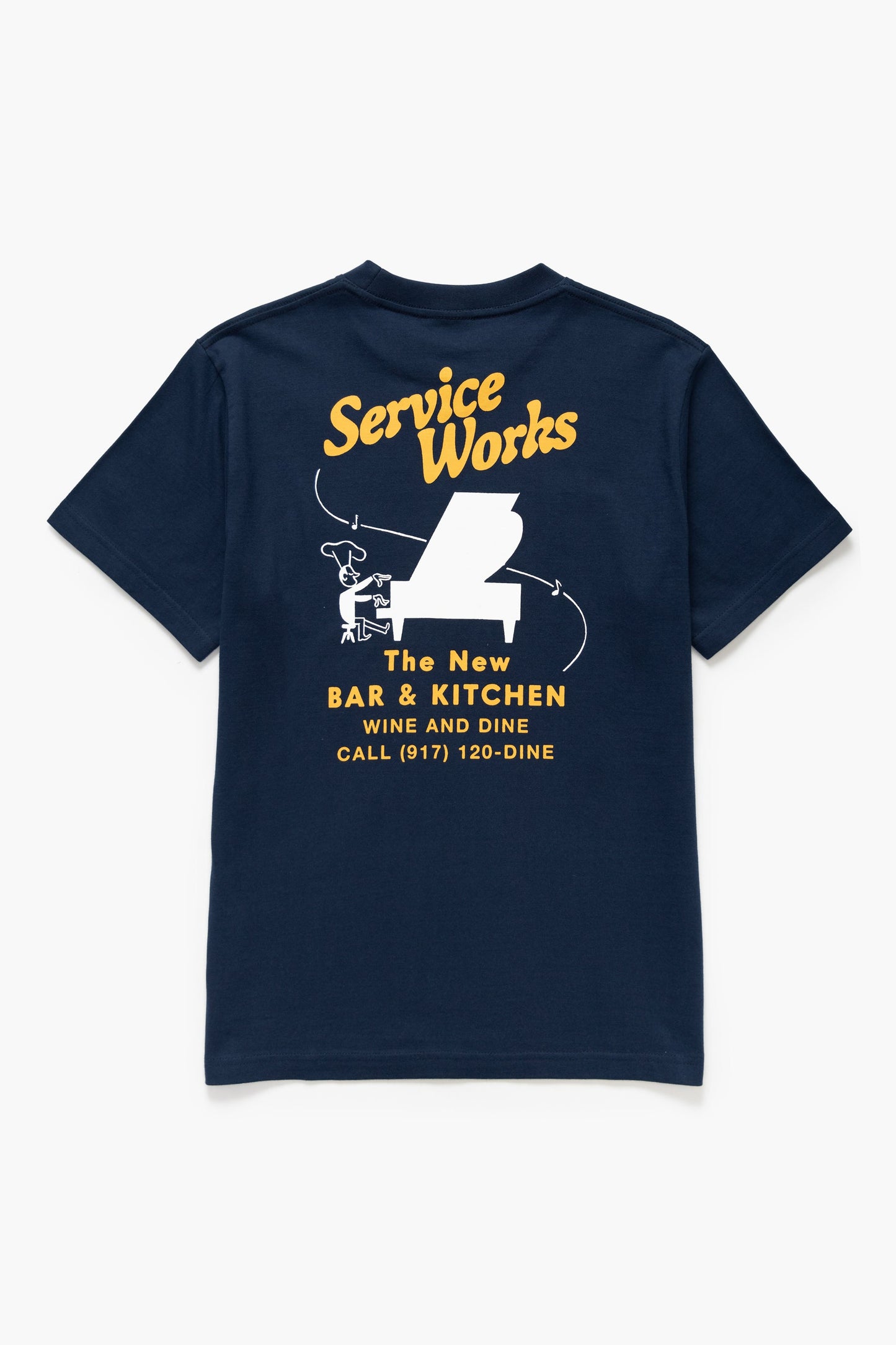 Service Works Bar & Kitchen Tee Navy
