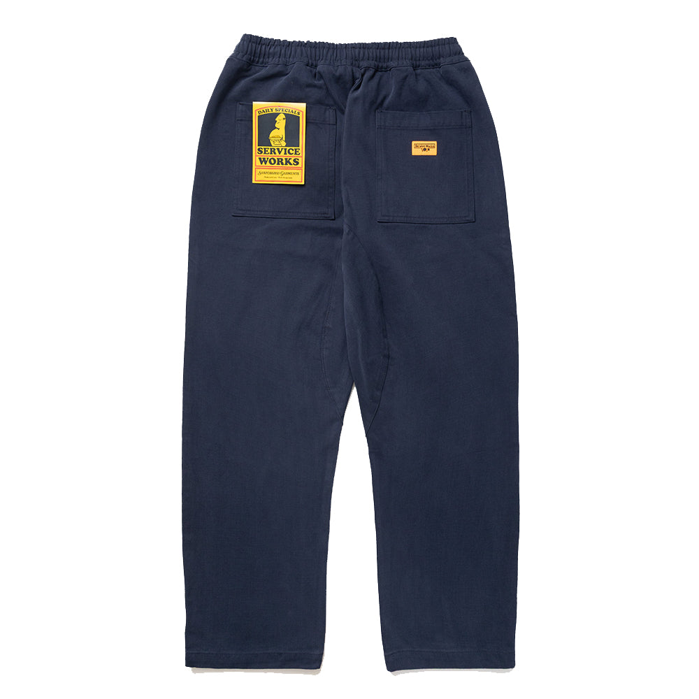 Service Works Moleskin Chef Pants Dark Navy