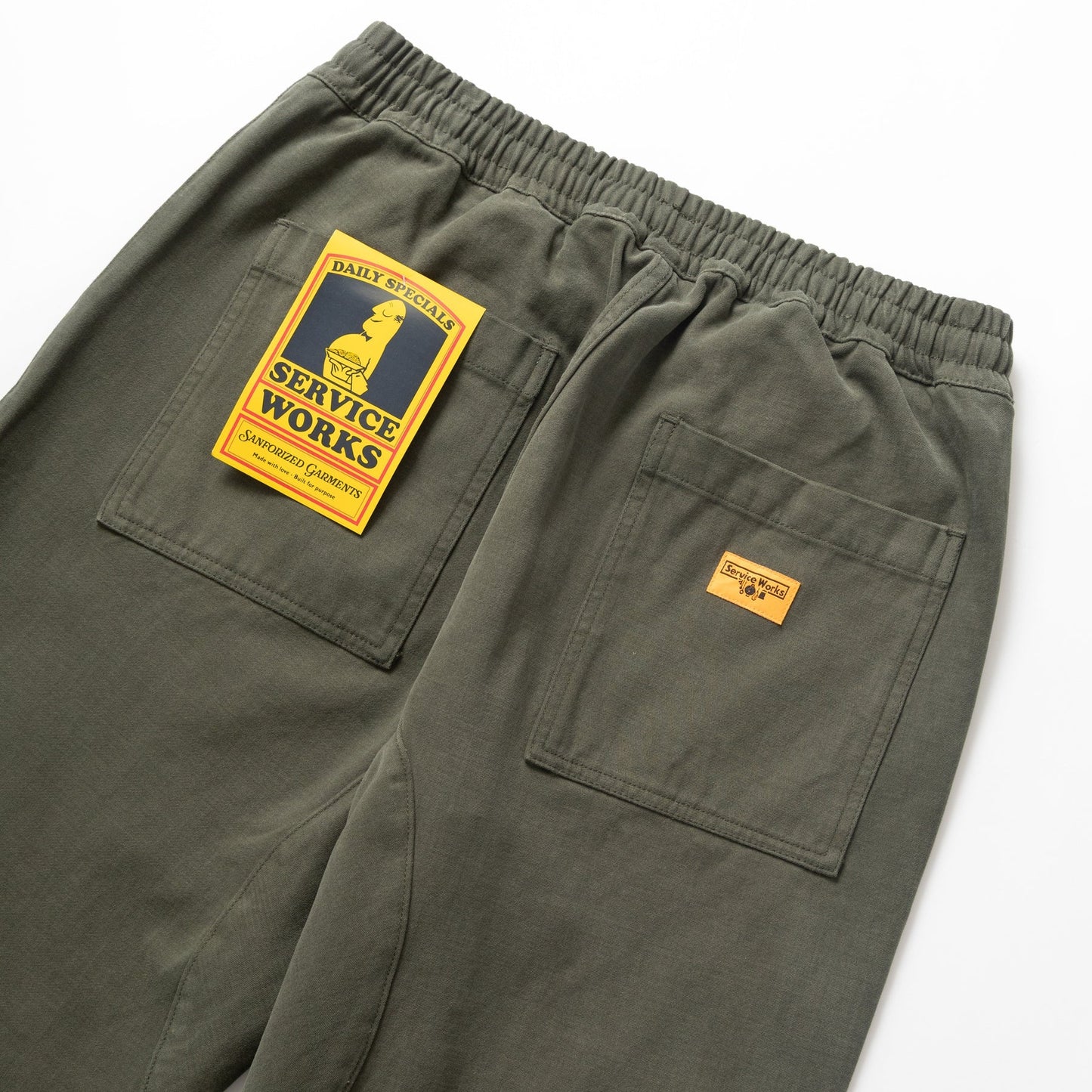 Service Works Moleskin Chef Pants Moss